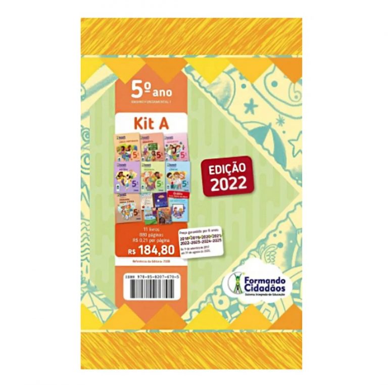 Formando Cidadãos Kit A  5° Ano | Livraria Arco Íris